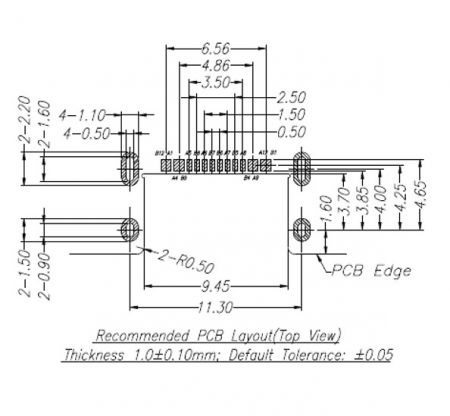 Dimensions du Produit Connecteur Type C TCWSKRFSM007R